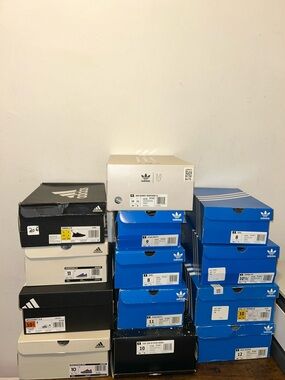 13 Adidas Empty Boxes